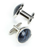 Royce Leather Genuine American Alligator Handcrafted Cufflinks 