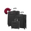 Travelpro Maxlite 5 | 4-Pc Set | Rolling Tote, 25" & 29" Exp. Spinners With Travel Pillow (Black)
