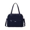 Baggallini Overnight Expandable Laptop Tote with RFID Phone Wristlet (Navy)