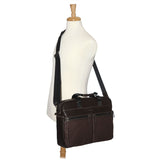 Jill-e Designs JUST Silwex 15in Leather Laptop Bag