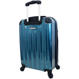 Mia Toro Spazzolato Lucido Hardside Spinner 3 Piece Set 