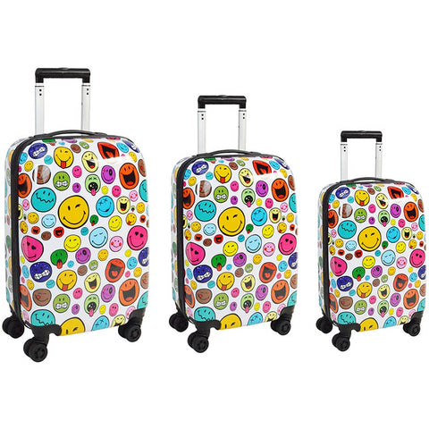 ATM Luggage Smiley World Celebration 3pc Set