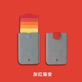 DAX V2 Mini Slim Portable Card Holders Pulled Design Men Wallet Gradient Color 5 Cards Money Short Women Purse