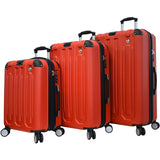 Mia Toro Metallo Composite Hardside Spinner 3 Piece Set