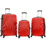 Rockland Luggage Carnival 3 Piece Hardside Spinner Luggage Set