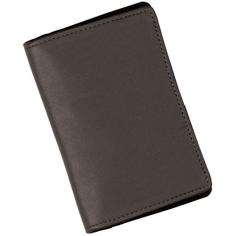 Royce Leather Executive Note Jotter and Business Card Organizer