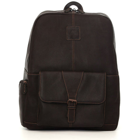 Jill-e Designs JACK Hemingway 15in Leather Laptop Backpack