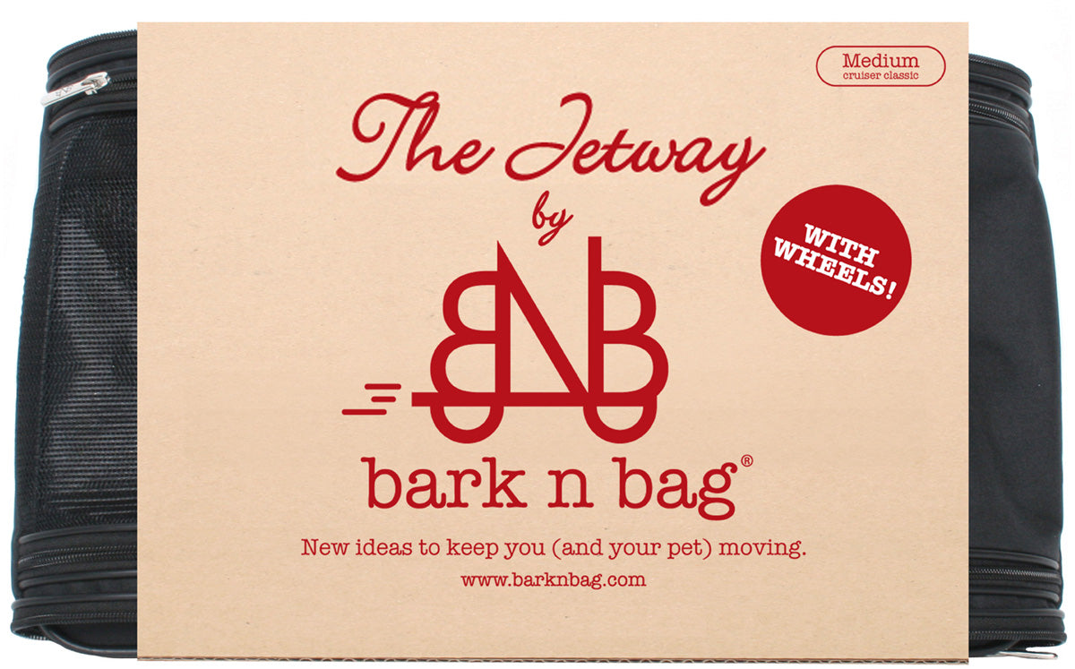 Bark N Bag Jetway Classic Haustiertransporter – Schwarzer Rollkoffer Für Hunde Bis 7,2 Kg
