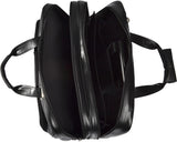 McKlein L Series Wrightwood Leather 17in Dbl Compartment Wheeled Laptop Case