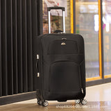 20" Business Trolley Case - Oxford Cloth, Universal Wheels, Luggage Suitcase with Password Box - Canvas - 1 Piece