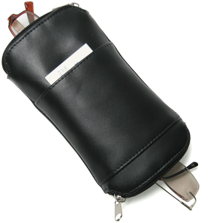 Royce Leather Double Eyeglass Carrying Case 