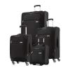 Samsonite Advena 4-Piece Set (Underseater, 20", 25", 29" Spinners) (Black)
