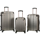 Rockland Luggage Sonic 3 Piece Hardside Spinner Luggage Set