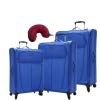Skyway Mirage Superlight | 4-Piece Set | 20", 24" and 28" Expandable Spinners, Travel Pillow (Maritime Blue)