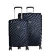Delsey Paris Alexis 2-PC Set | Carry-On & 25-Inch Expandable Trolley (Navy Blue)