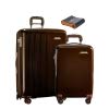 Briggs & Riley Sympatico 3-Pc Set: Intl C/O, Large Spinner, Portmantos Tracking Device (Bronze)