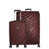 Delsey Paris Alexis 2-PC Set | Carry-On & 29-Inch Expandable Trolley (Burgundy)