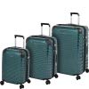 London Fog Dover Hardside 3-Pc Nest (Teal)