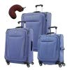 Travelpro Maxlite 5 | 4-PC Set | Int'l Carry-On, 25" & 29" Exp. Spinners with Travel Pillow