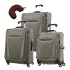 Travelpro Maxlite 5 | 4-Pc Set | Int'L Carry-On, 25" & 29" Exp. Spinners With Travel Pillow