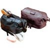 Cowhide Leather Travel Kit Color: Black