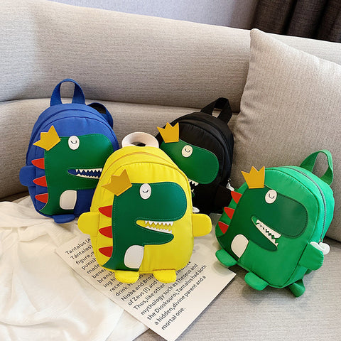 New dinosaur backpack cartoon children's backpack children accessories Korean version of Oxford cloth kindergarten baby bag