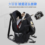 Thickening shoulder bag junior high school college student bag male Korean version of the trend large capacity travel bag backpack male