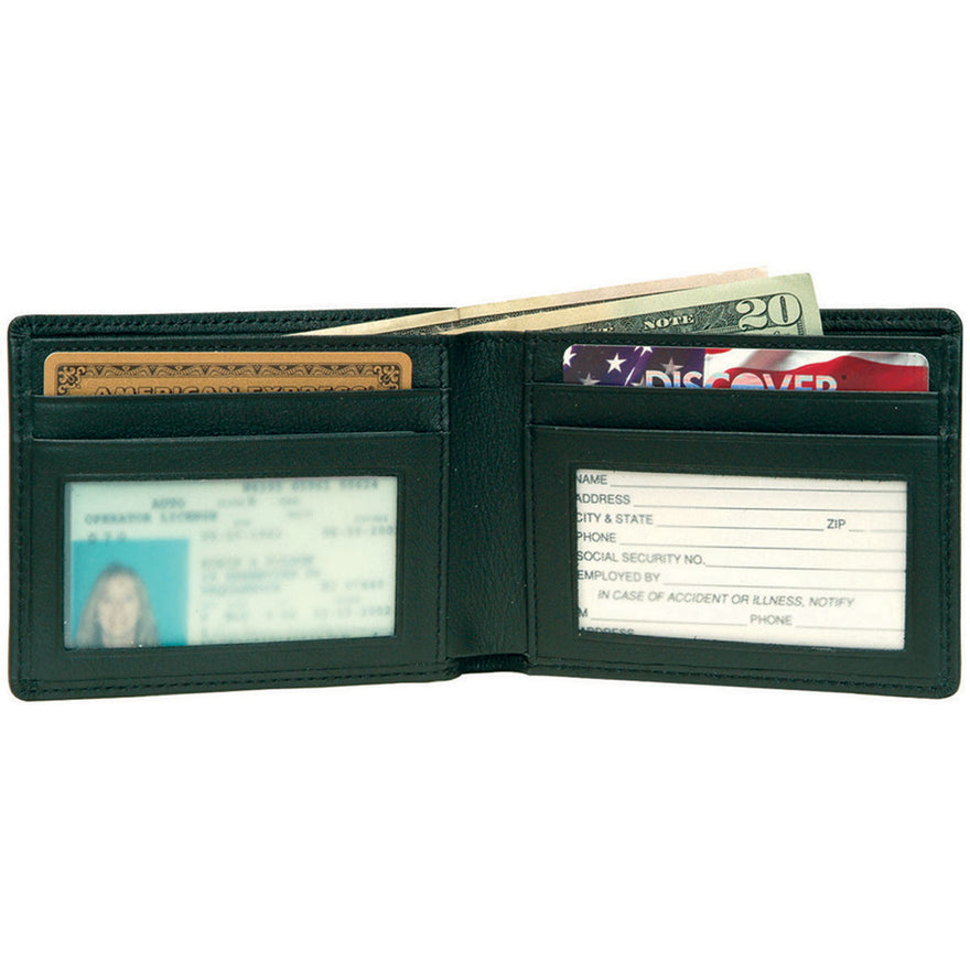 Royce Leather Men's Bifold Credit Card Wallet 
