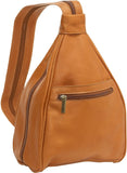 LeDonne Leather Ladies Sling Backpack/Purse