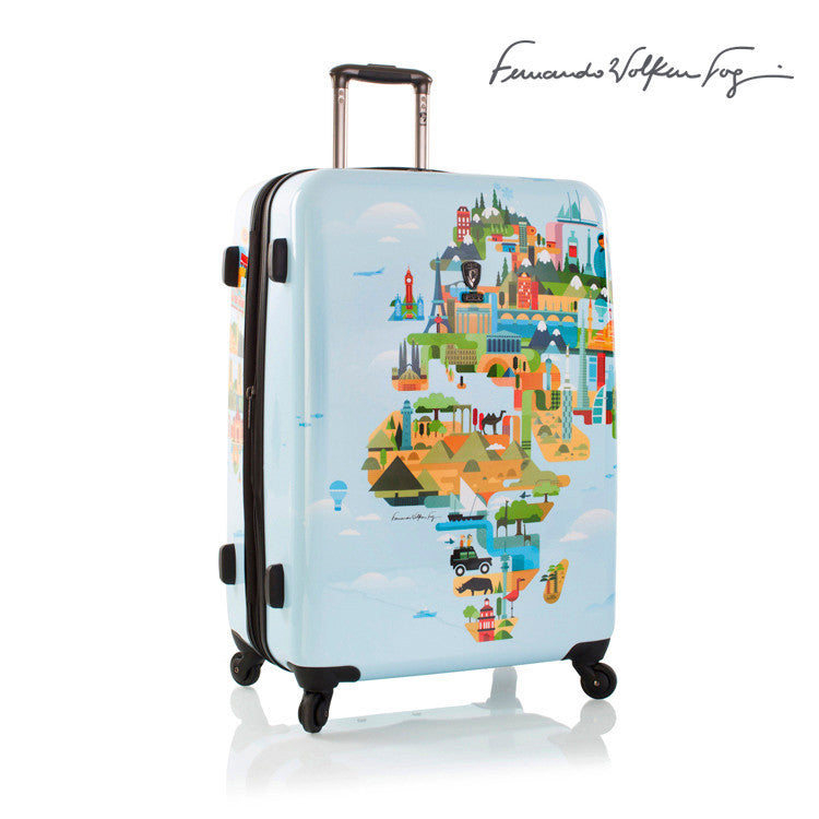 Fernando by Heys FVT World Map 30in Expandable Spinner - Luggage Factory