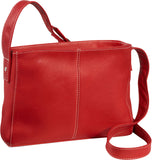LeDonne Leather Top Zip Crossbody Bag