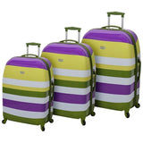 Waverly Cabana Hardside 3 Piece Luggage Set 