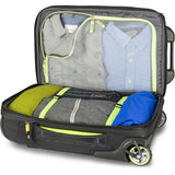 High Sierra AT8 Carry On Wheeled Duffel Upright