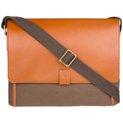 Hidesign Aiden Canvas Large Messenger Bag