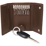 Royce Leather Trifold Key Case Organizer Wallet