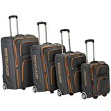 Rockland Luggage Polo Equipment Varsity 4 Piece Luggage Set