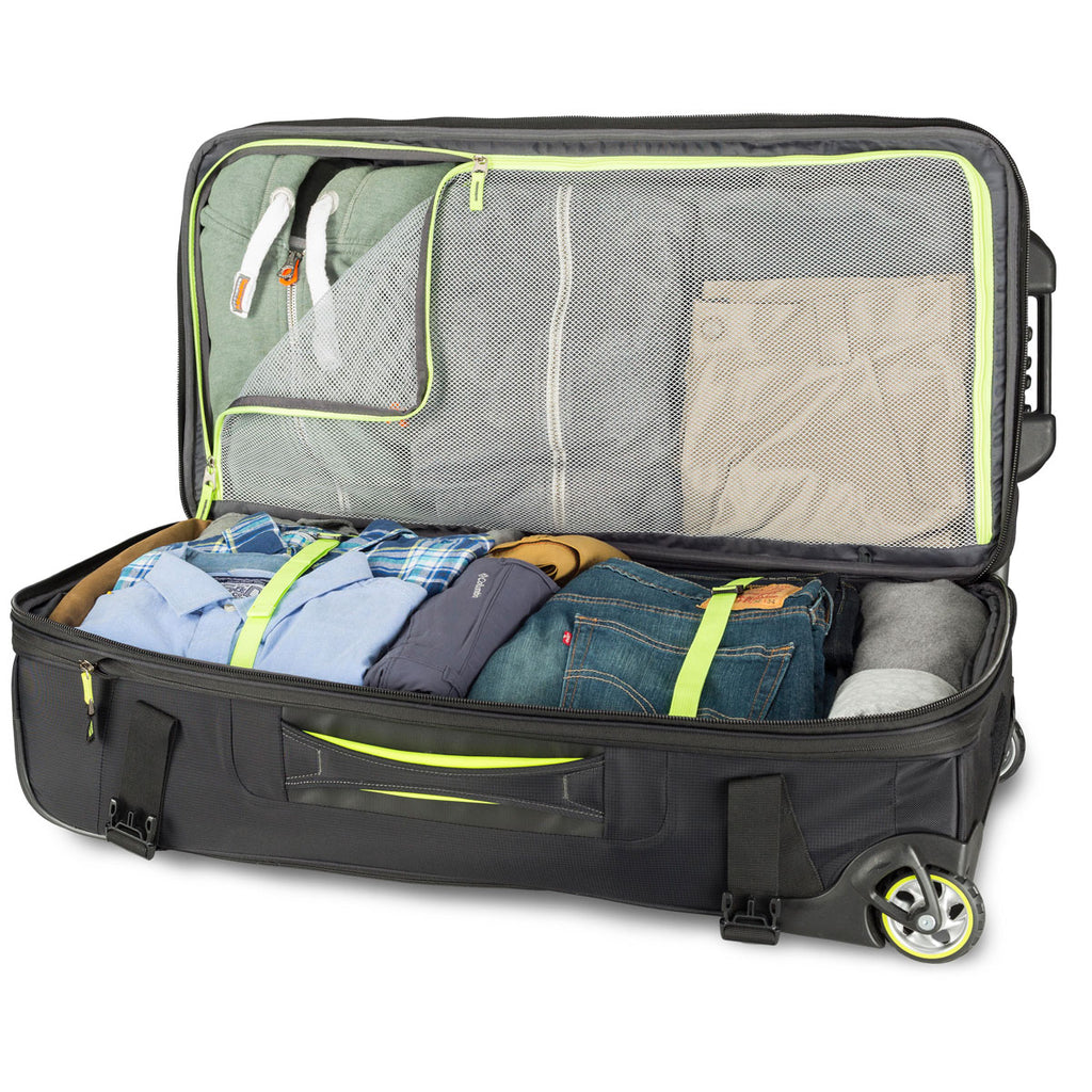 High Sierra AT8 32in Wheeled Duffel Upright