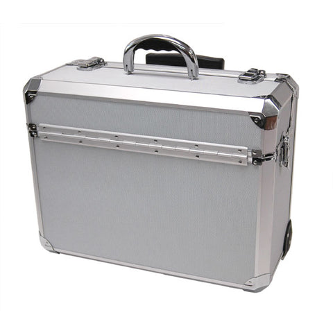 T.Z. Case Business Cases Aluminum Hexagon Wheeled Pilot Case