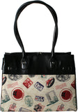 Bark N Bag Postage Stamp Monaco Tote