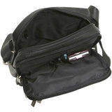 LeDonne Leather Multi Pocket Organizer Man Bag