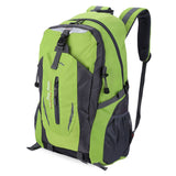 Guapabien Patchwork Buckle Ladder Lock Zipper S Shape Mesh Strap Outdoor Portable Backpack for Unisex