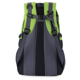 Guapabien Patchwork Buckle Ladder Lock Zipper S Shape Mesh Strap Outdoor Portable Backpack for Unisex