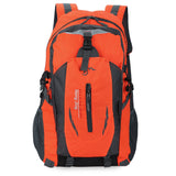 Guapabien Patchwork Buckle Ladder Lock Zipper S Shape Mesh Strap Outdoor Portable Backpack for Unisex