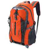 Guapabien Patchwork Buckle Ladder Lock Zipper S Shape Mesh Strap Outdoor Portable Backpack for Unisex