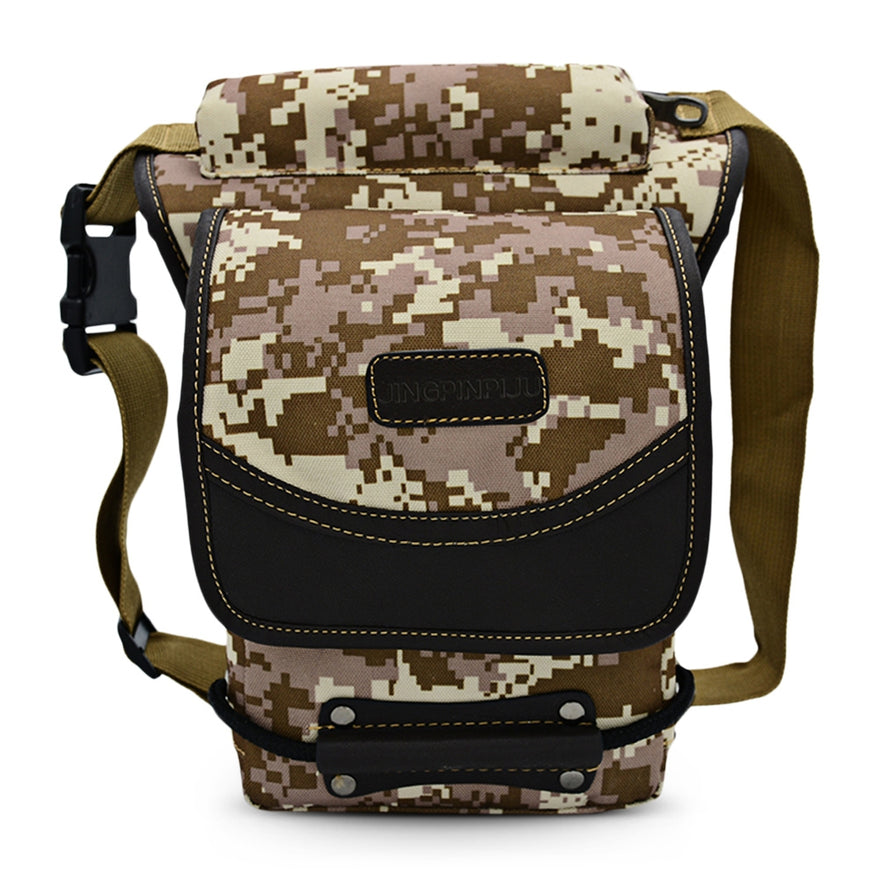 Men Waist Pack Leg Bag Water Resistance Motorcycle Pouch