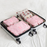 2019 6PCS/Set High Quality Oxford Cloth Travel Mesh Bag Luggage Organizer Packing Cube Organiser