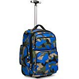 20 Inches Big Storage Waterproof Wheeled Rolling Backpack Travel Luggage For Boys Students School