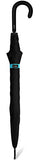 Nicole Miller Fashion Stick Umbrella-480nm-teal, Black/Teal