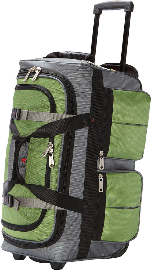 Athalon Luggage 22in 15 Pocket Wheeling Duffel