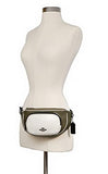 COACH Womens Court Belt Bag In Leather (Kelp Multi)